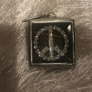 Jewel Kade Peace Sign charm